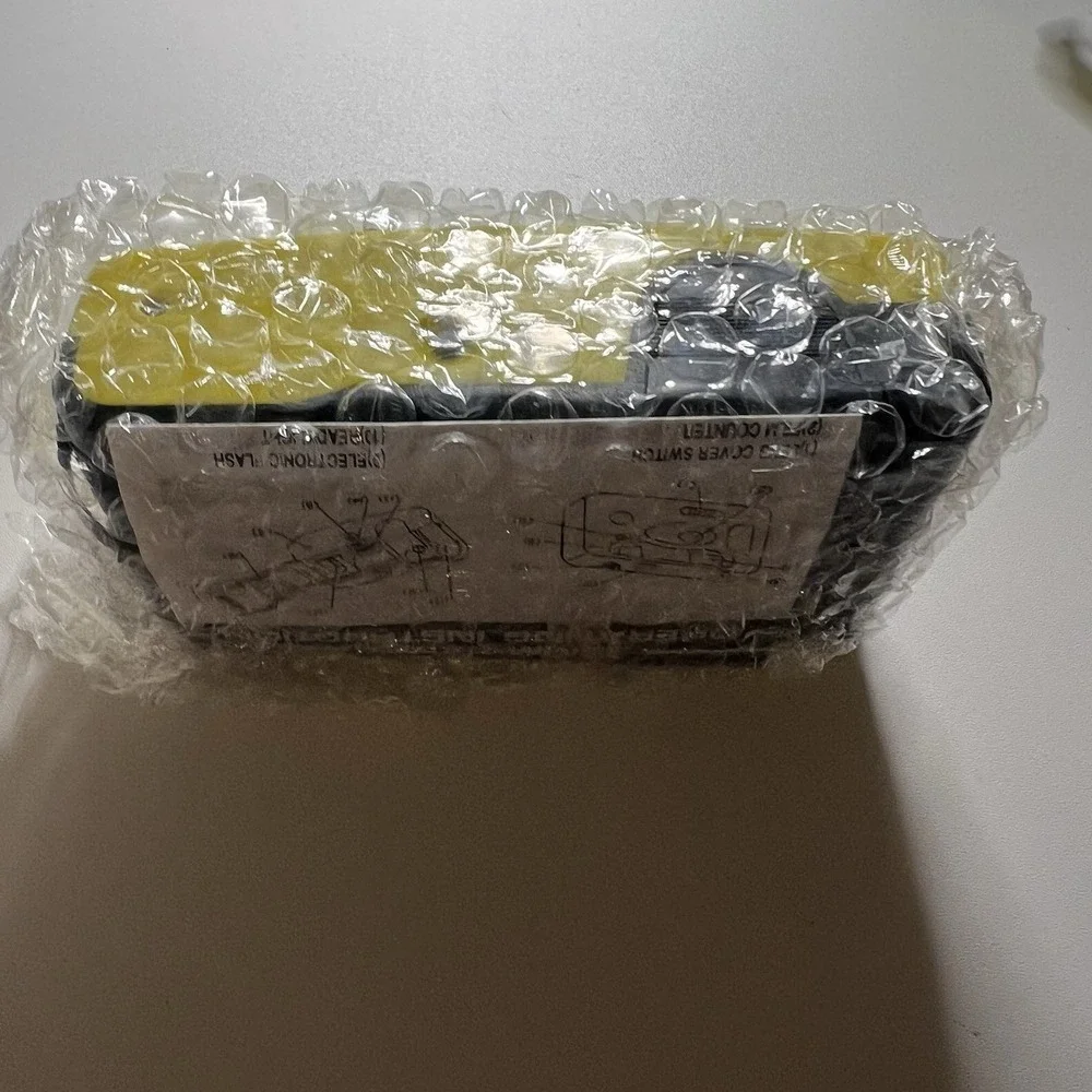 Focus 35mm film camera, still in its original bubble‎ wrap packaging